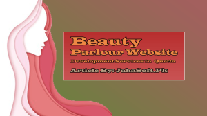Beauty Parlour Website Development Services in Quetta
