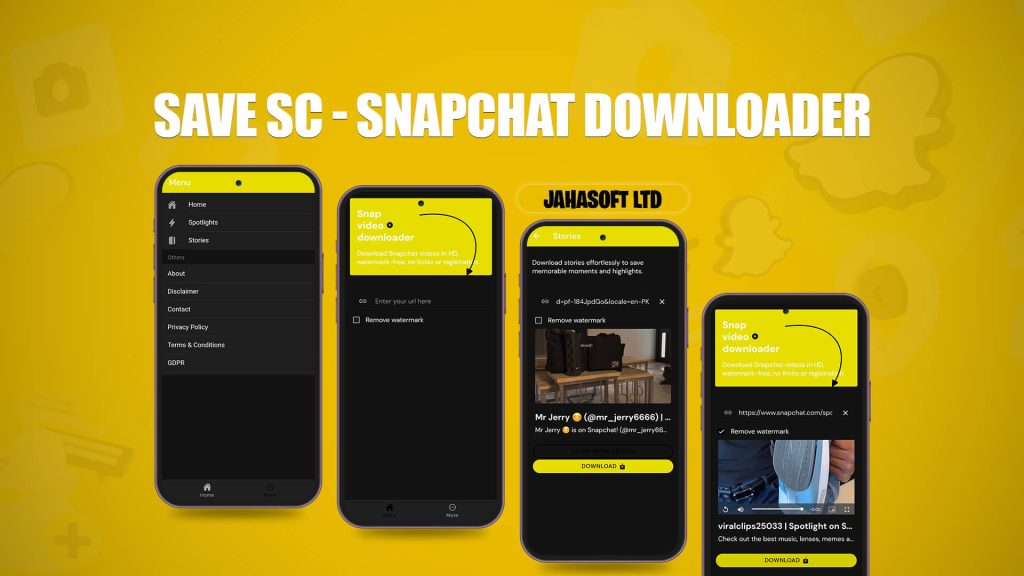 SAVE SC: SNAPCHAT VIDEO DOWNLOADER APP