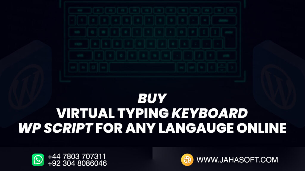 Buy Virtual Typing Keyboard WP Script for Any Language Online