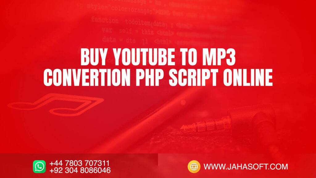 Buy YouTube to MP3 Conversion PHP Script Online