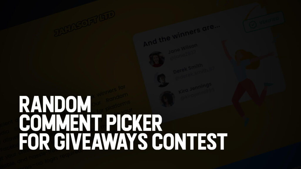 Random Comment Picker for Giveaways Contest