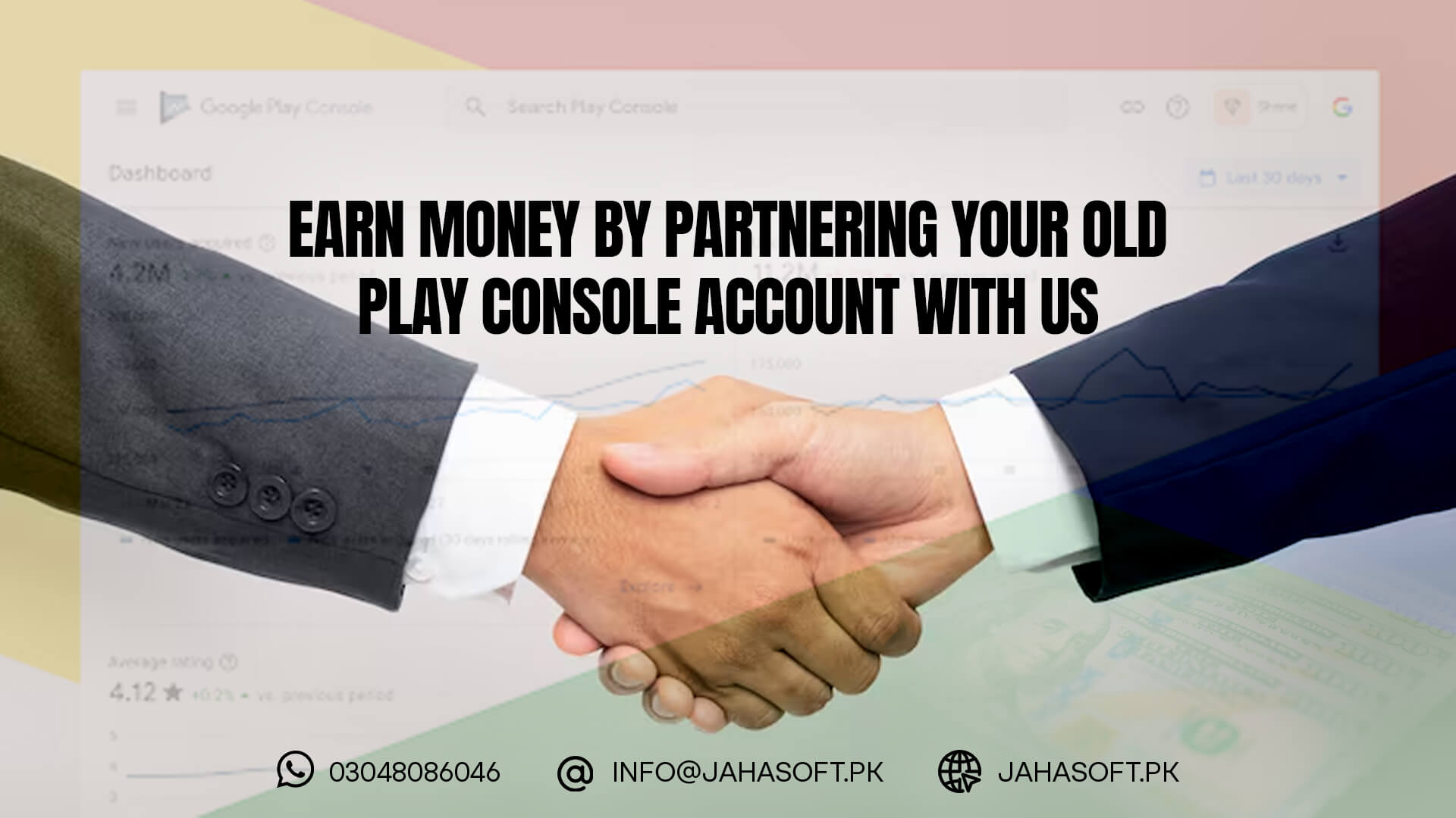 Earn Money by Partnering Your Old Play Console Account With Us