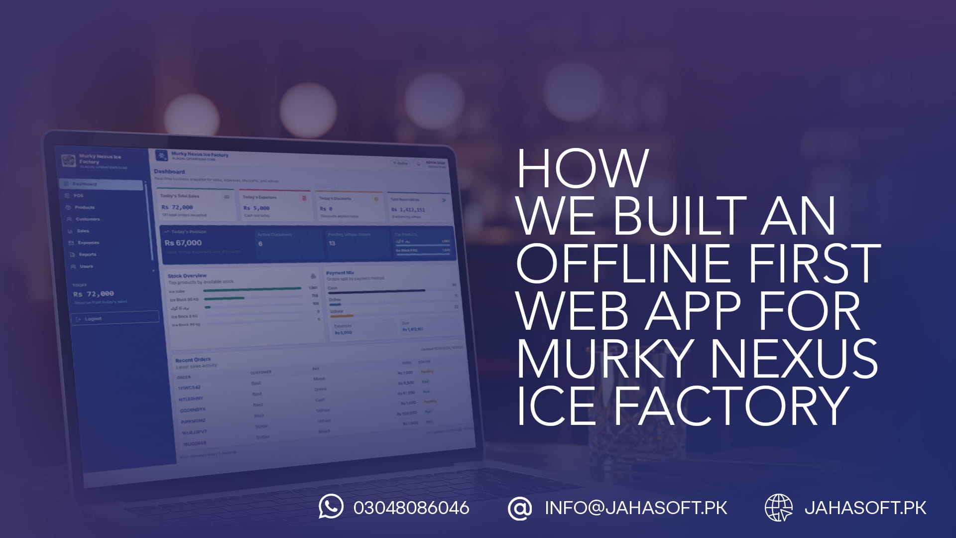 How We Built an Offline First Web App for Murky Nexus Ice Factory