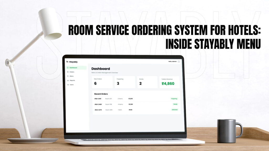 Room Service Ordering System for Hotels: Inside Stayably Menu